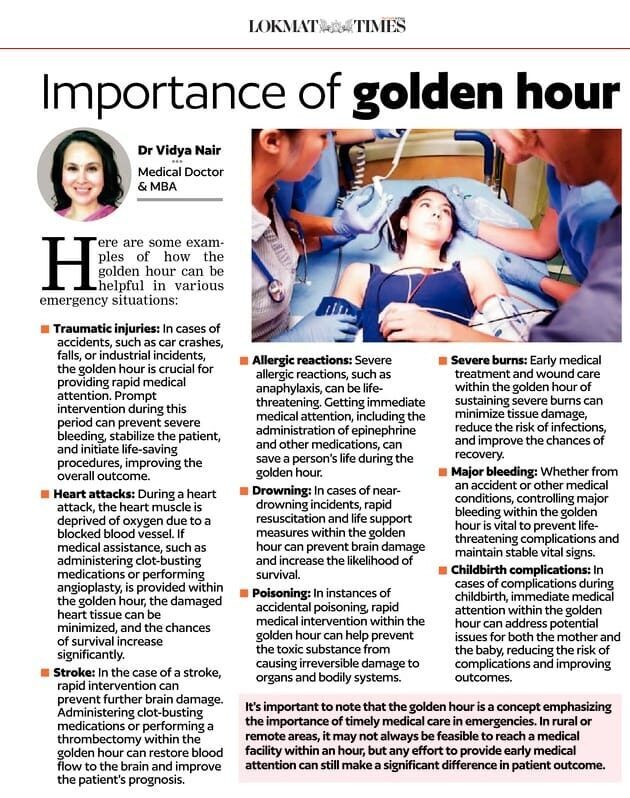 Importance of golden hour